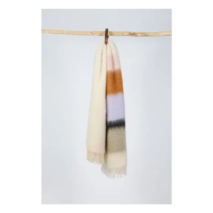 Plaid en mohair Serenity | 	Lilas- Image produit n°0