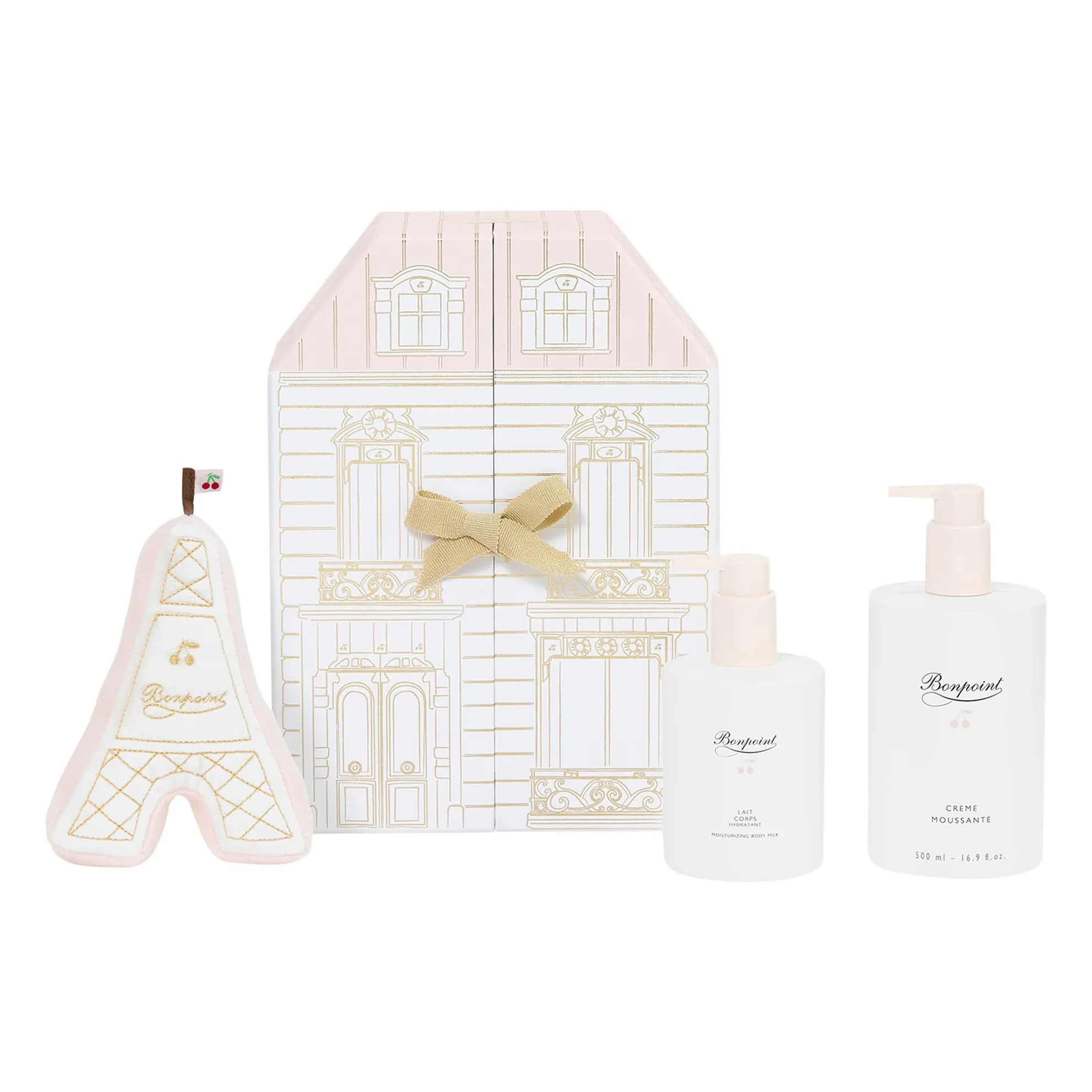 Set de peluche, crema espumosa y loción corporal Torre Eiffel París - Maison de Famille- Imagen del producto n°0