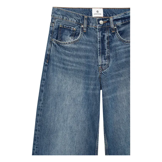 Jeans in cotone biologico Manon | Washed Blue