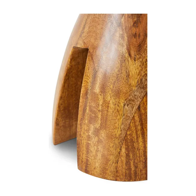 Sgabello in legno | Marrone