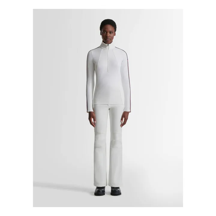 Stellia III zipped undershirt | White- Product image n°0