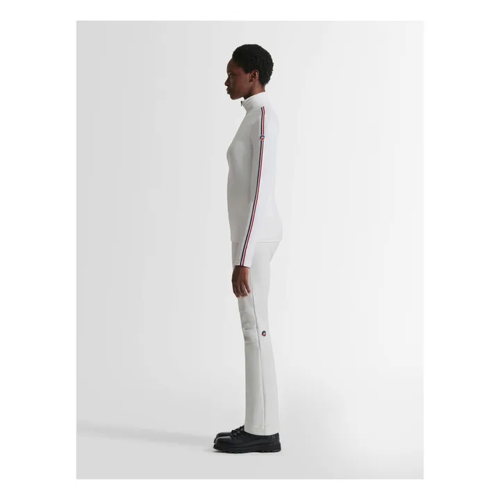 Stellia III zipped undershirt | White- Product image n°1