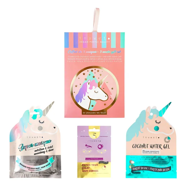 Set mit 3 Augenmasken und Patch