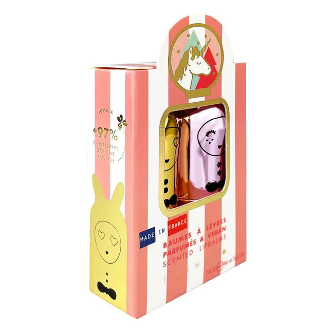 Jingle Pink Lippenbalsam-Duo-Set