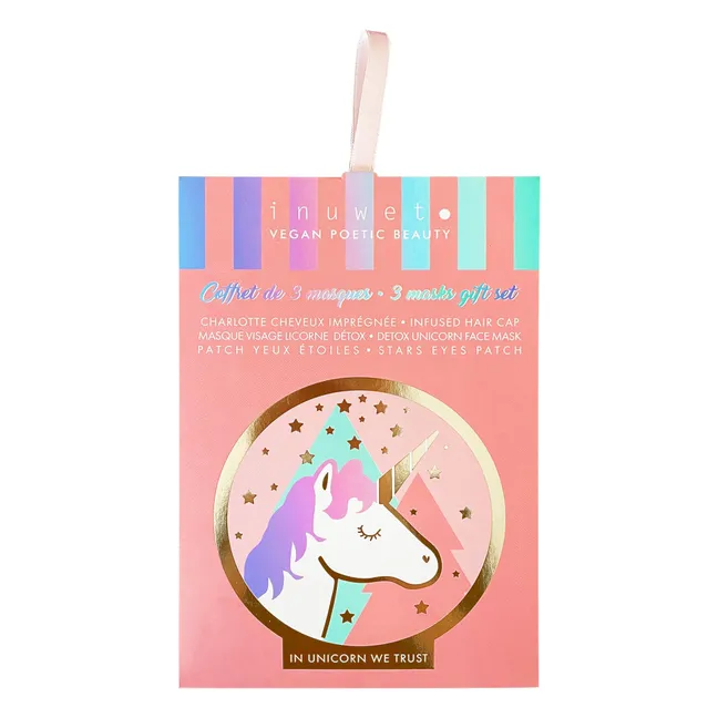Set of 3 eye masks and patch