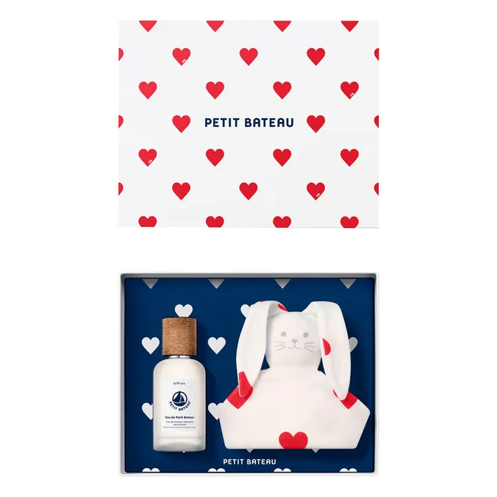Caja regalo de nacimiento con perfume y peluche- Imagen del producto n°0