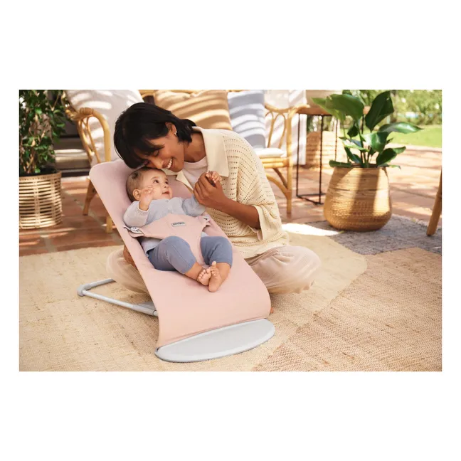 Tumbona Bliss de punto jaspeado | Rosa