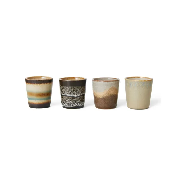 Stoneware egg cups - Set of 4