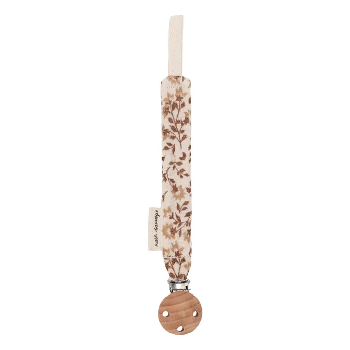 Attache-tétine Hibiscus | Sienne- Image produit n°0