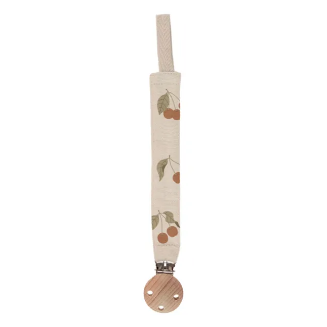 Attache-tétine Cherry | Beige
