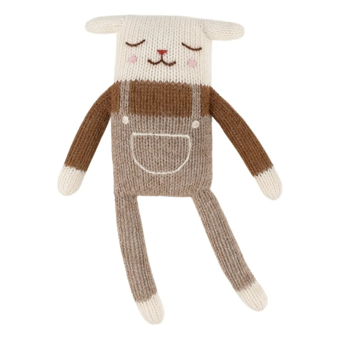 Main Sauvage - Doudou Agneau salopette (Main Sauvage) - Image 1