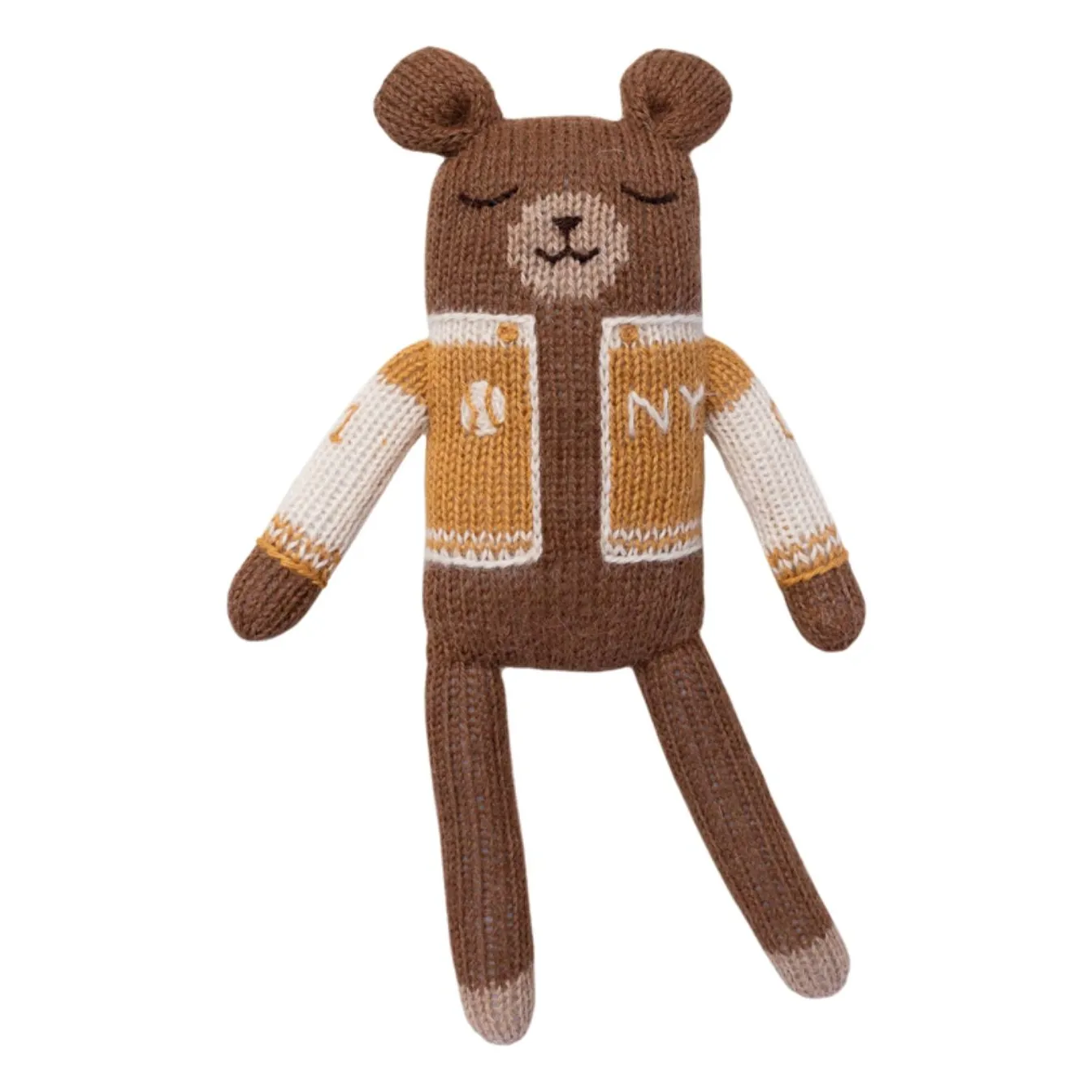 Main Sauvage Ochre Teddy Bear Baseball