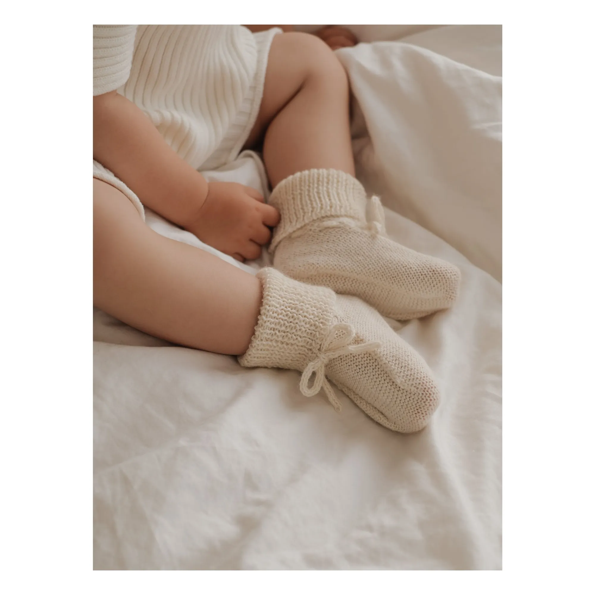 Chaussons Alpaga | Ecru- Image produit n°4