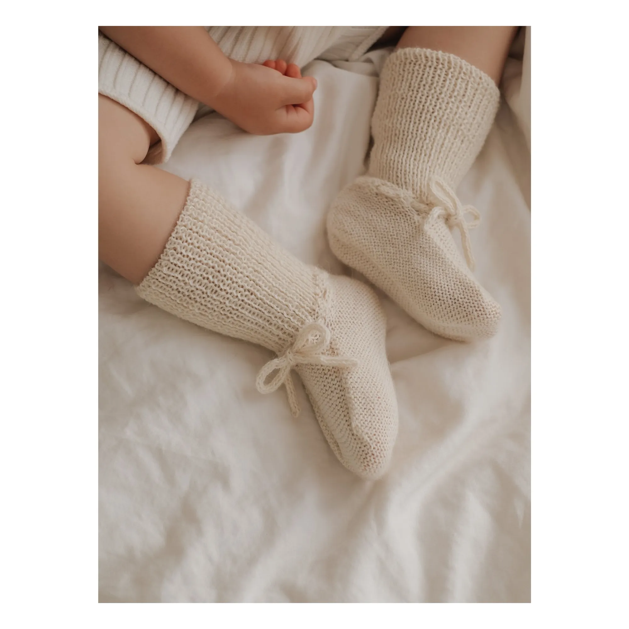 Chaussons Alpaga | Ecru- Image produit n°3