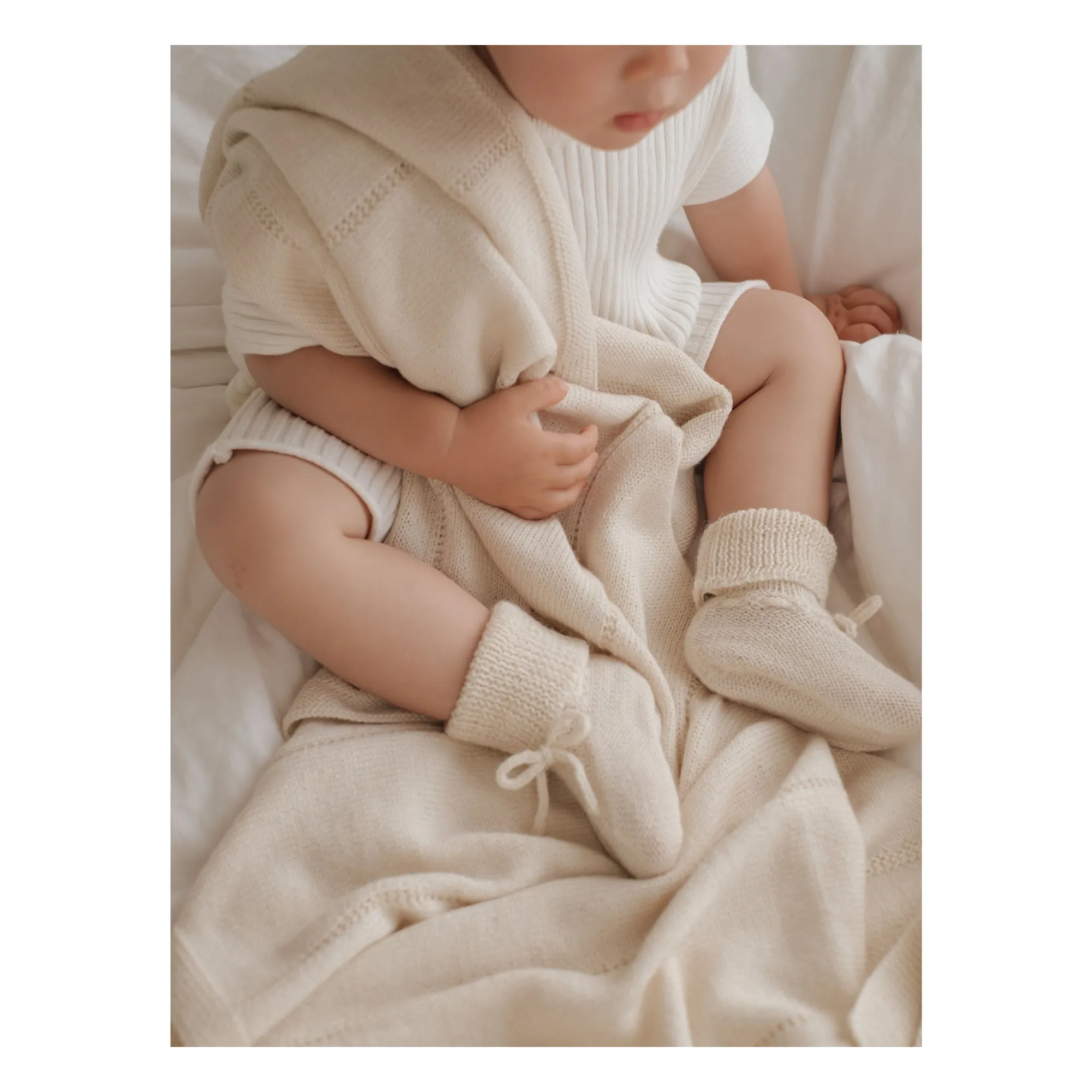 Chaussons Alpaga | Ecru- Image produit n°2