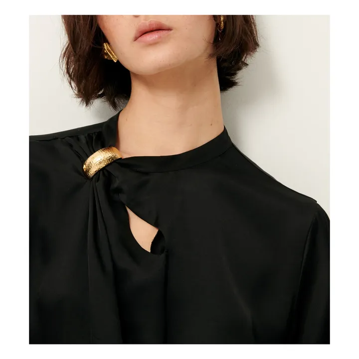 Blouse Layla | Noir- Image produit n°6