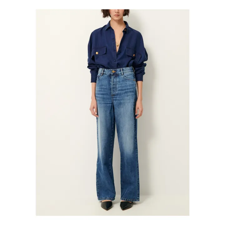 Camisa Jaynim | Azul índigo- Imagen del producto n°5