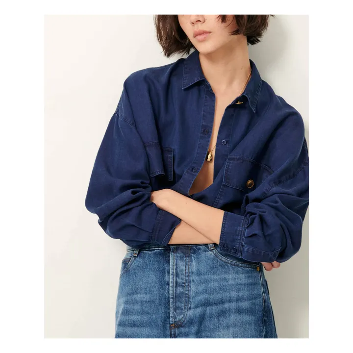 Camisa Jaynim | Azul índigo- Imagen del producto n°3
