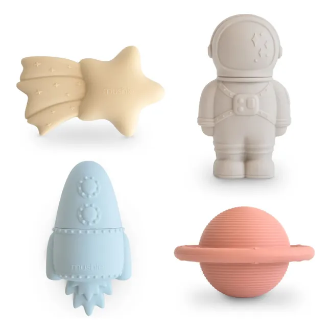 Espace bath toys - Set of 4