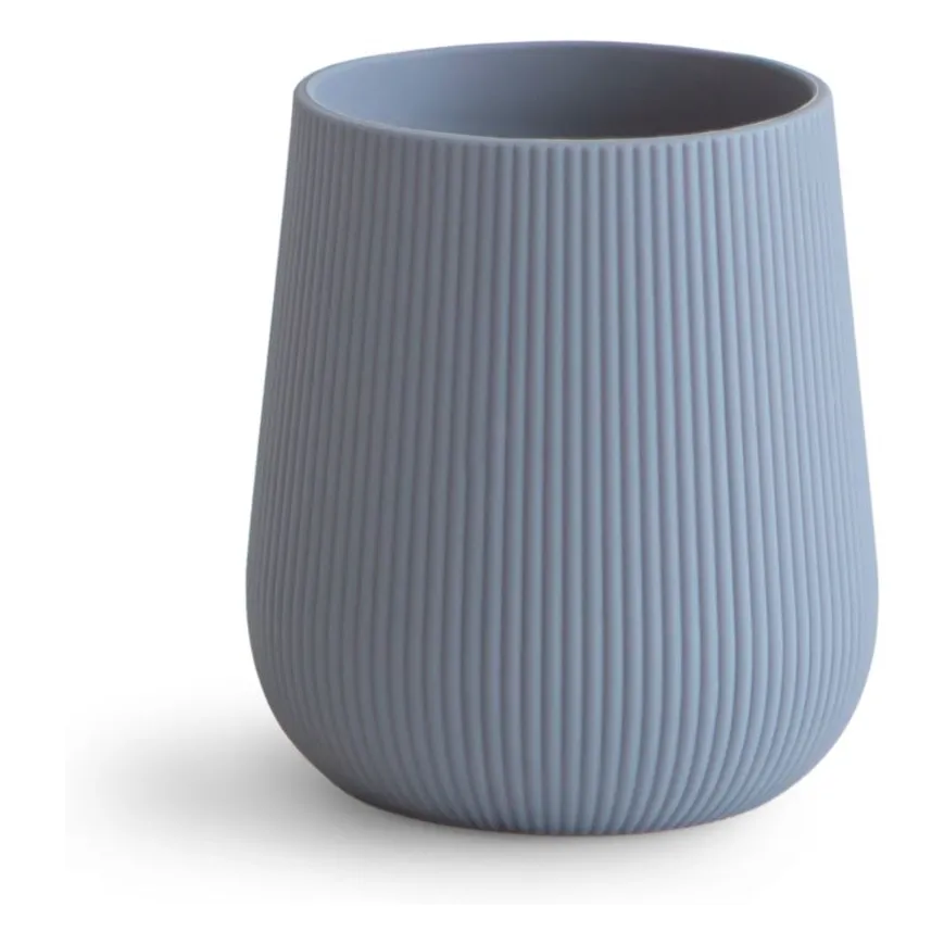 Taza de silicona para bebé | Azul oscuro- Imagen del producto n°0
