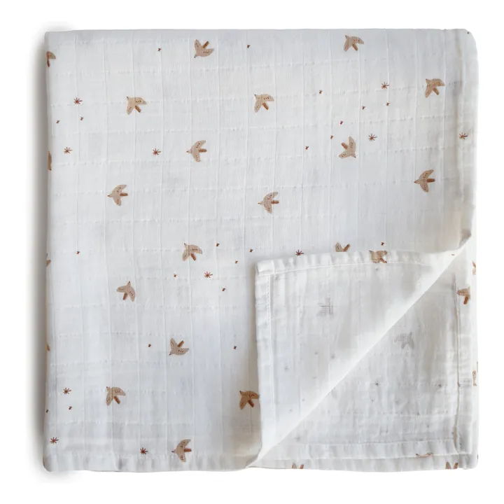 Lange d'emmaillotage Sparrow | Blanc- Image produit n°0