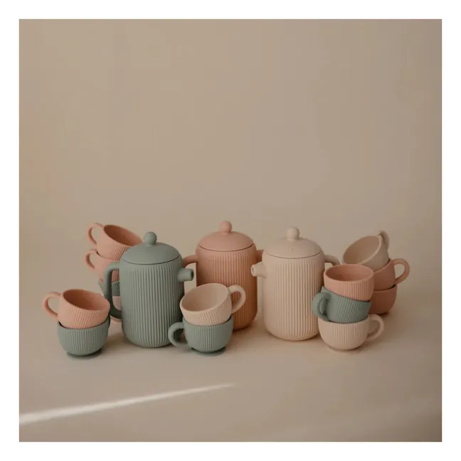 Teeservice aus Silikon | Blush