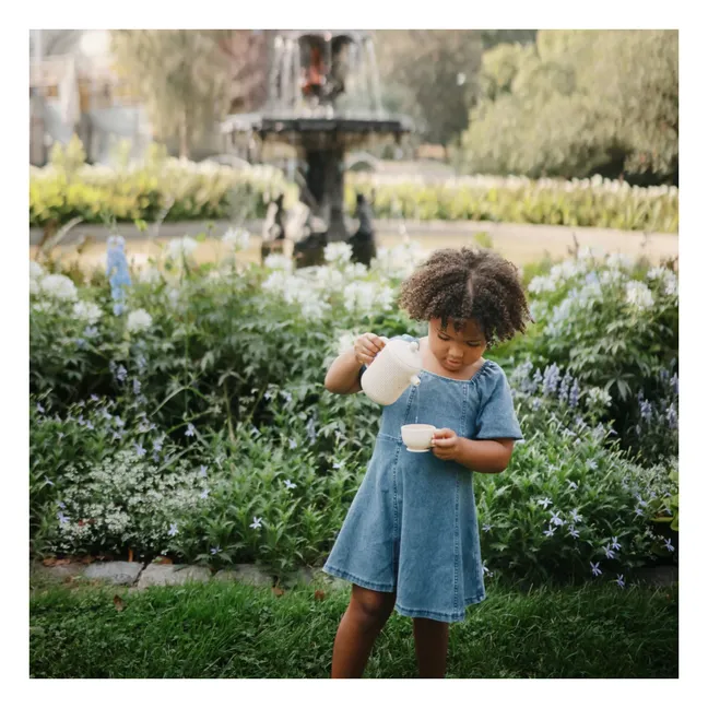 Juego de té de silicona | Beige