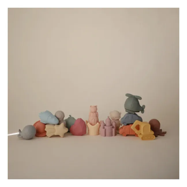 Princess bath toys - Set of 4 | Pink