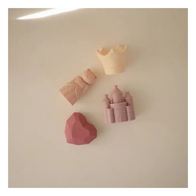 Badespielzeug Prinzessin - 4er-Set | Rosa