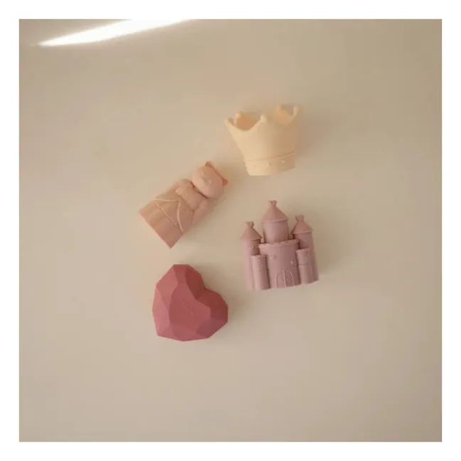 Princess bath toys - Set of 4 | Pink