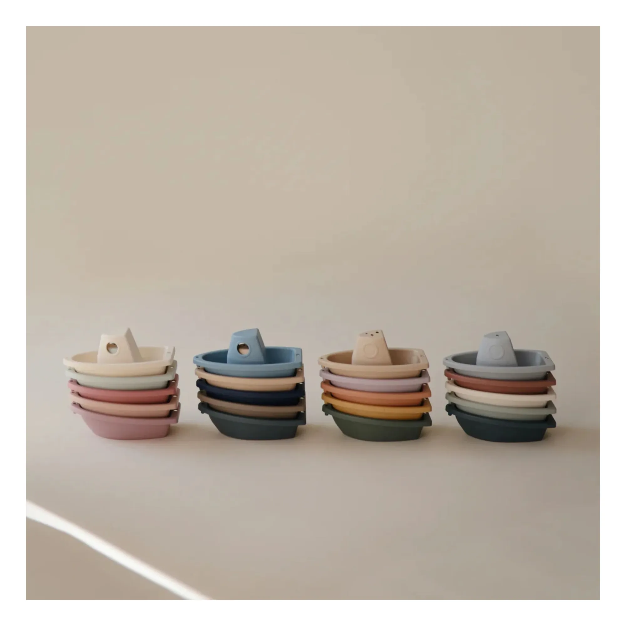 Jouets pour le bain Bateaux - Set de 5 | Rose- Image produit n°5