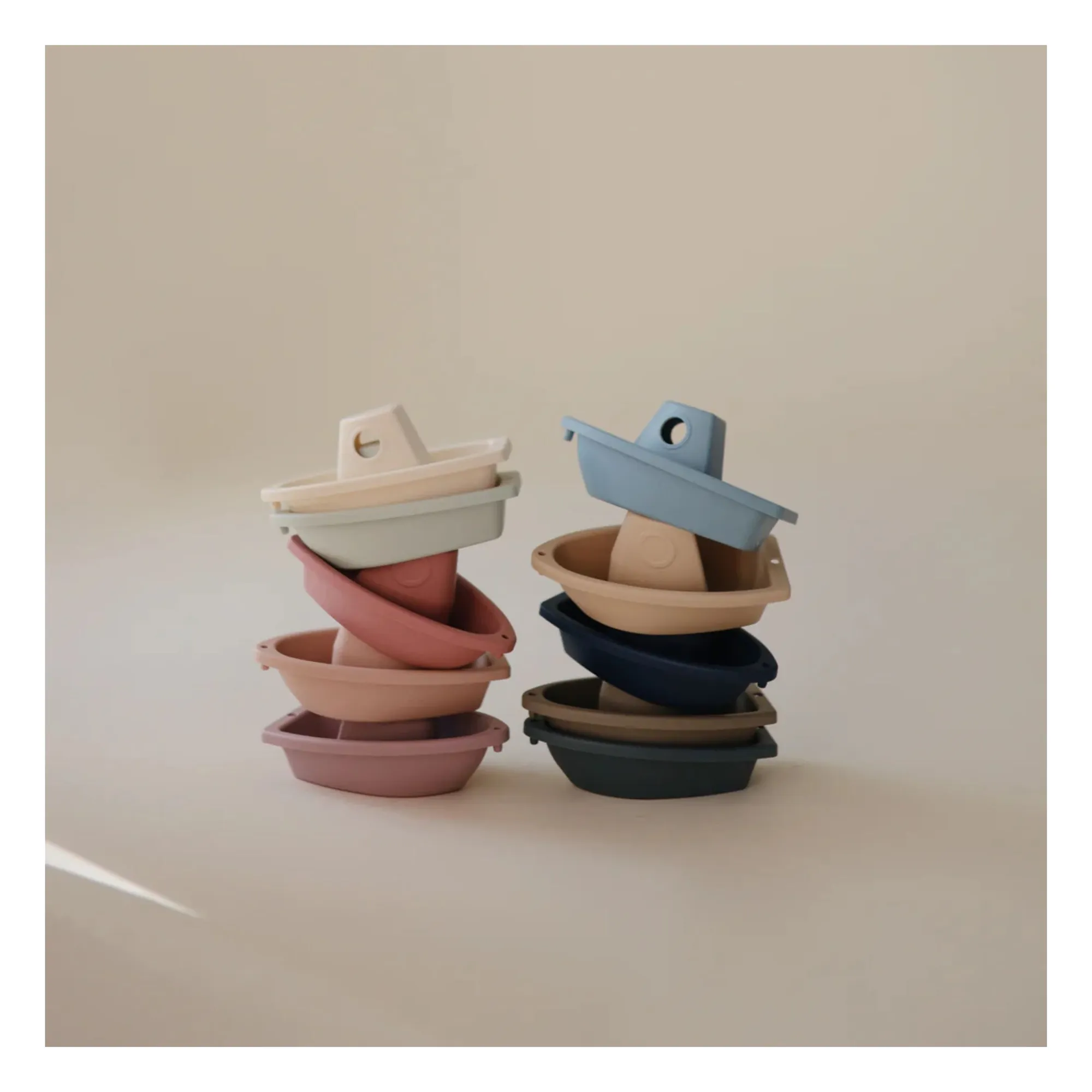 Jouets pour le bain Bateaux - Set de 5 | Rose- Image produit n°4