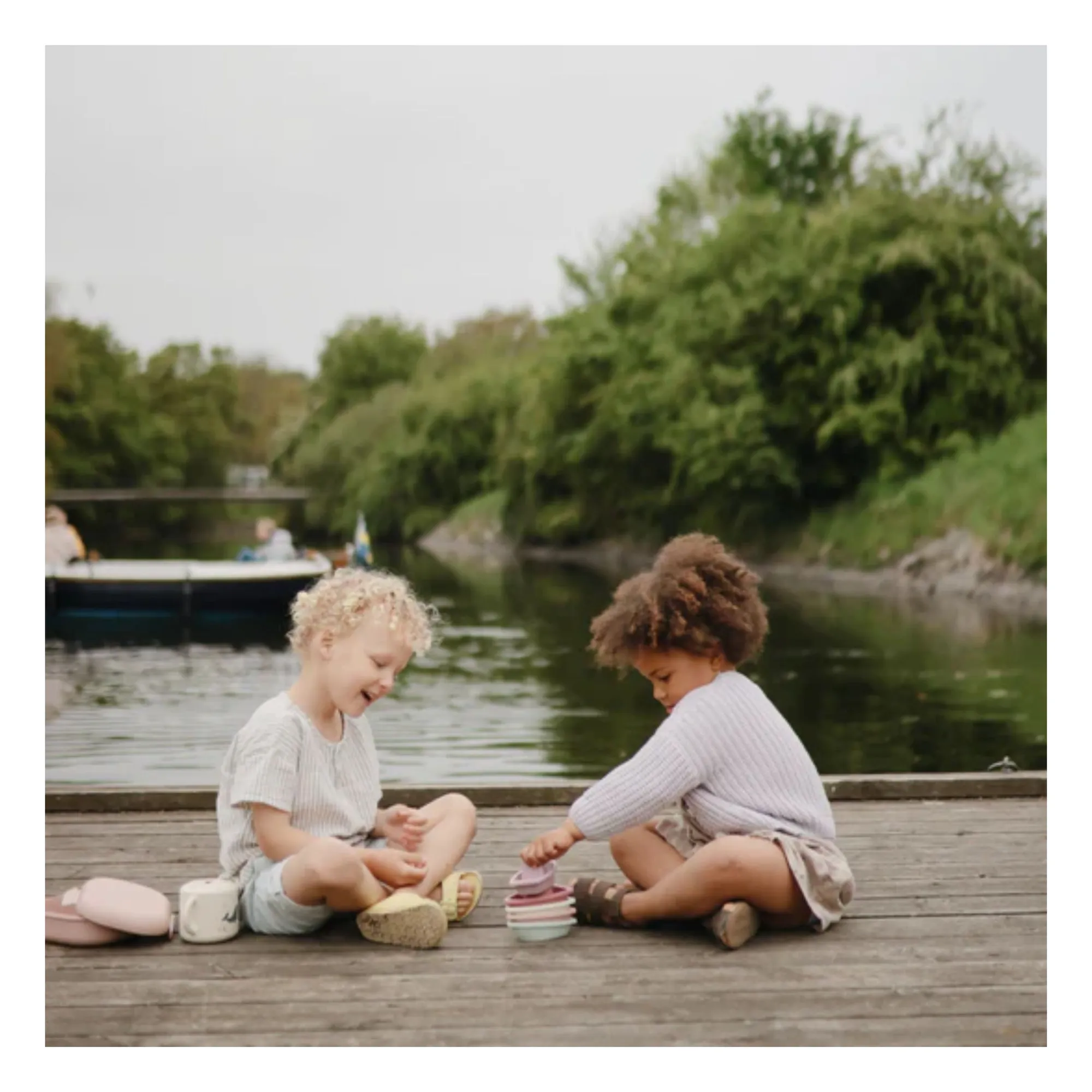Jouets pour le bain Bateaux - Set de 5 | Rose- Image produit n°3