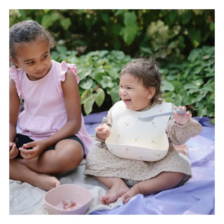 Babero de silicona | Beige- Imagen del producto n°2