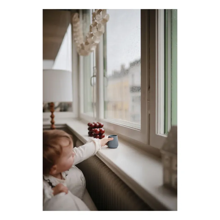 Tazza in silicone per bambini | Blu scur- Immagine del prodotto n°2