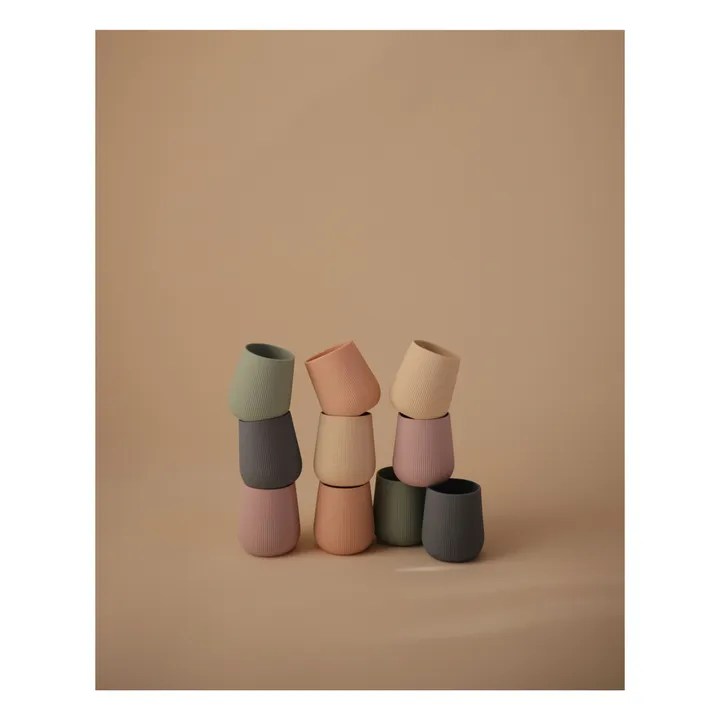 Taza de silicona para bebé | Beige- Imagen del producto n°4