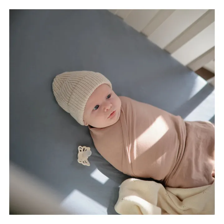 Drap-housse en coton | Bleu foncé- Image produit n°2