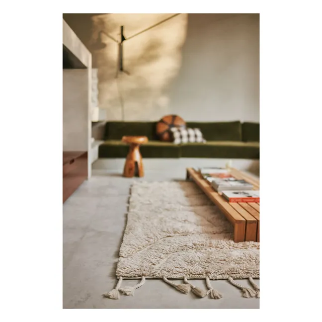 Wollteppich Limitless | Cremefarben