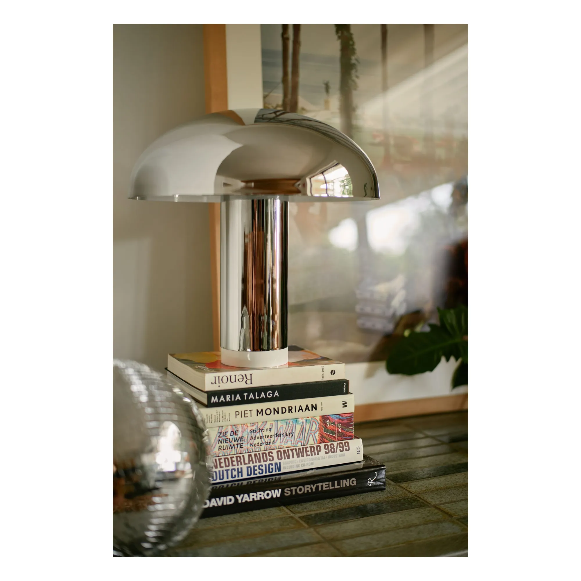 Lampe à poser Lounge | Chromé- Image produit n°1