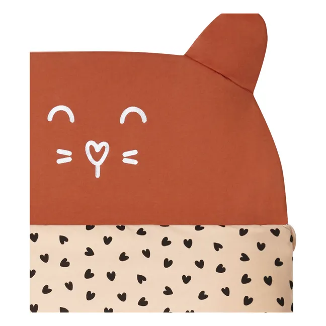Sacco a pelo multi-stagione leopardato | Terracotta