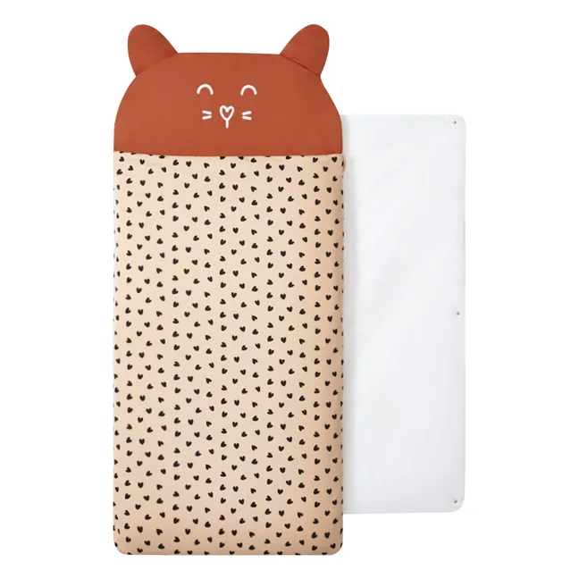 Sacco a pelo multi-stagione leopardato | Terracotta