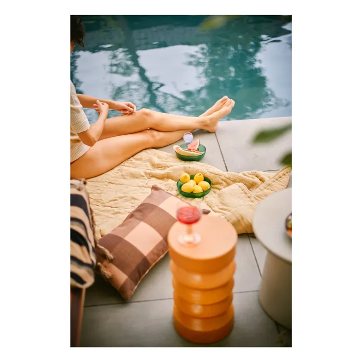 Cojín estampado Loft | Amarillo- Imagen del producto n°1