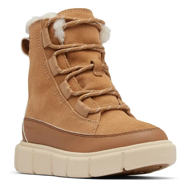 Bottes Imperméables Explorer III Lacets Junior | Camel