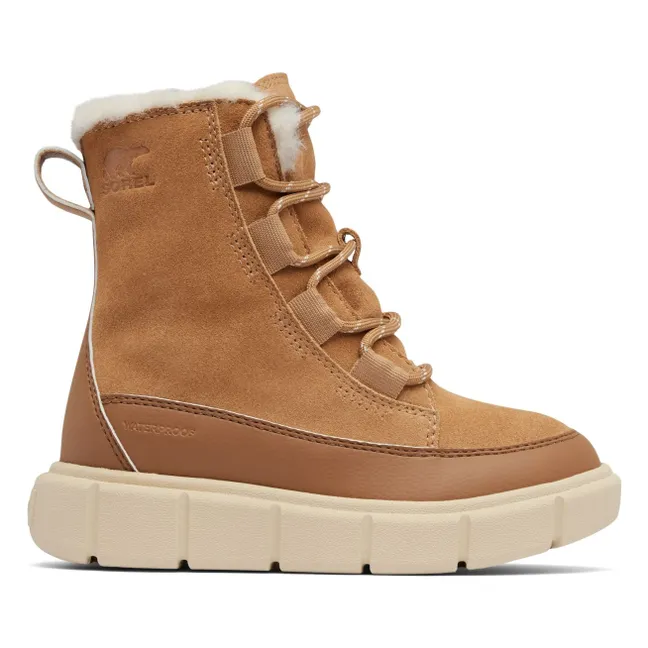 Explorer III Lace Junior Waterproof Boots | Camel