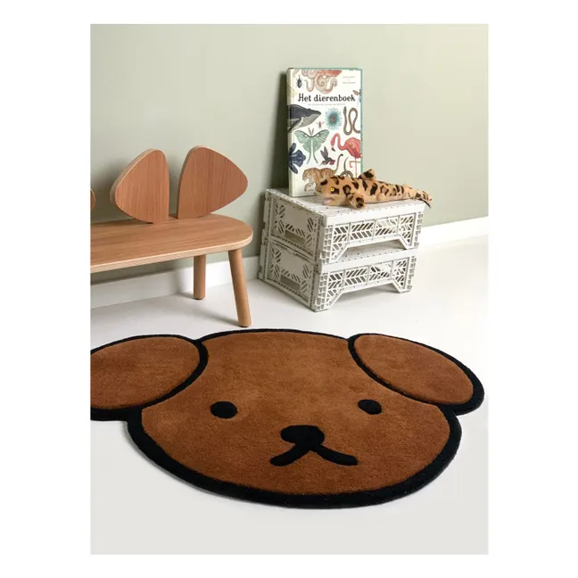 Tapis ours Snuffie Miffy | Marron