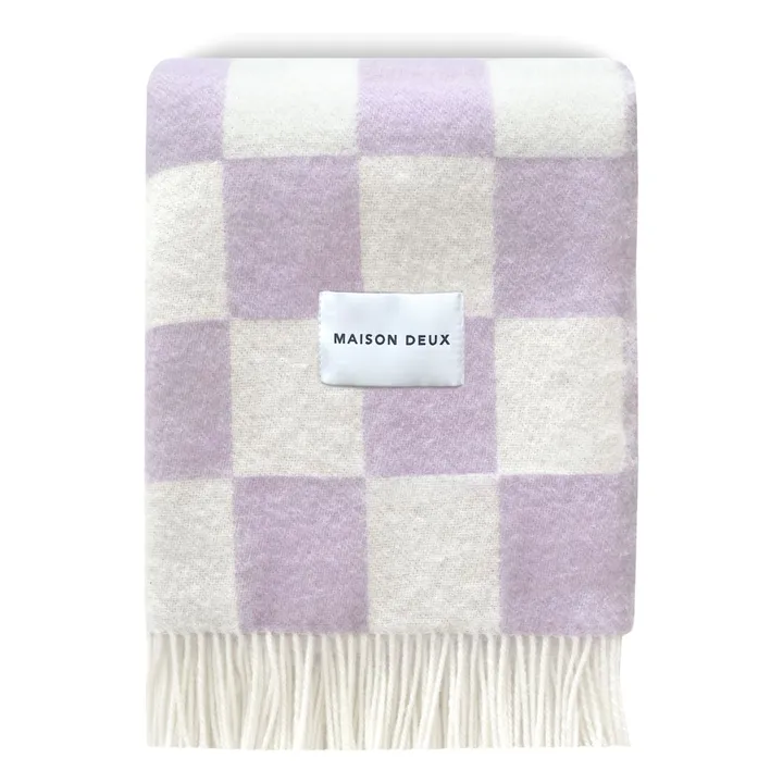 Maison Deux - Maison Deux - Plaid en laine Damier
