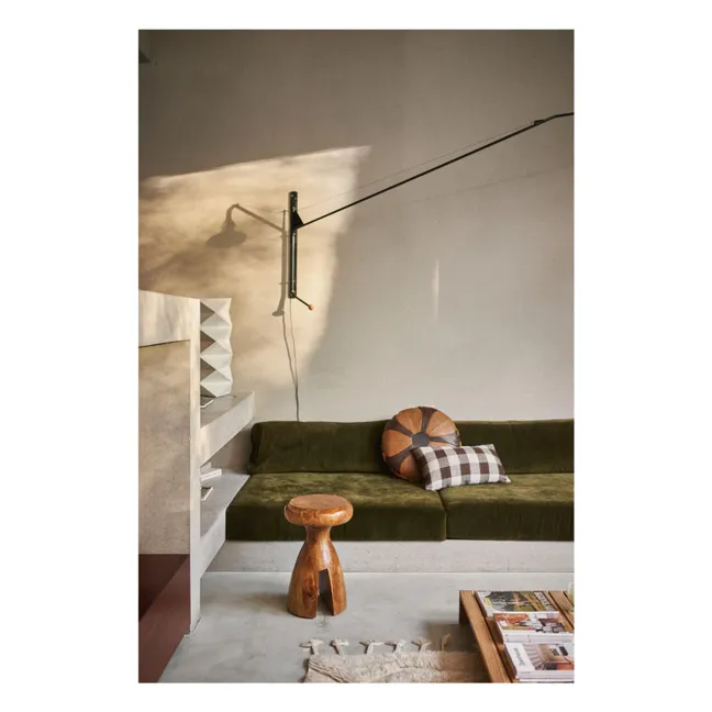 Sgabello in legno | Marrone