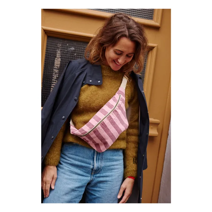 Riñonera de rayas | Rosa- Imagen del producto n°1