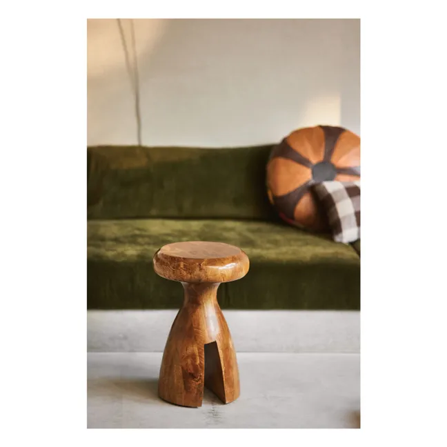 Sgabello in legno | Marrone