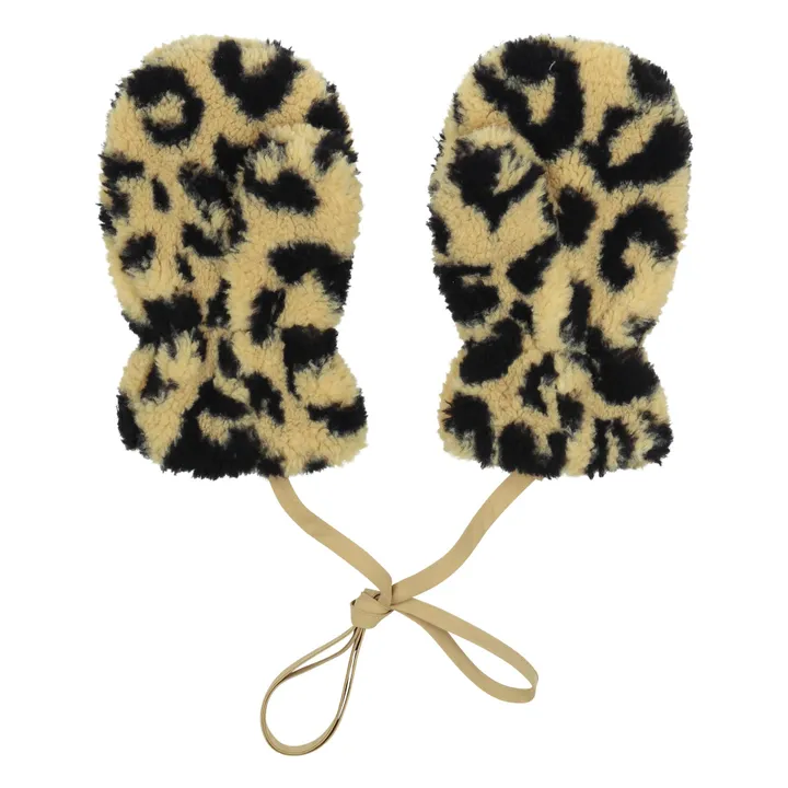 Guanti leopardati JM Patch | Beige- Immagine del prodotto n°1